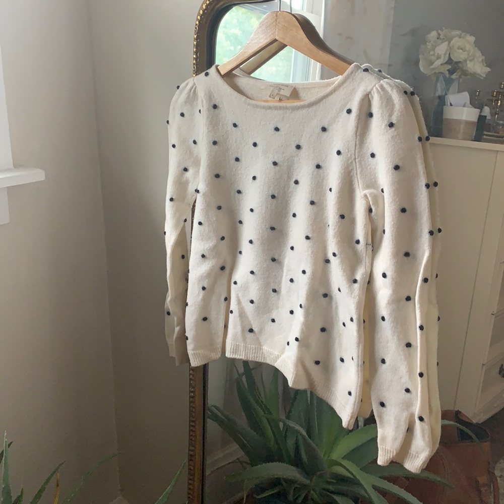 Merino Wool polka dotted sweater